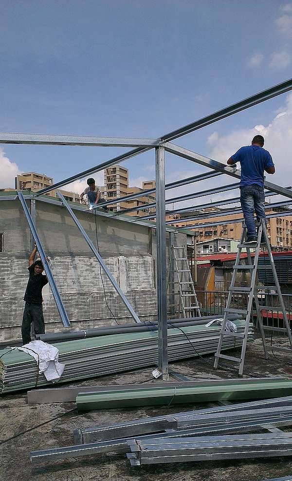 鐵棟鐵皮增建工程